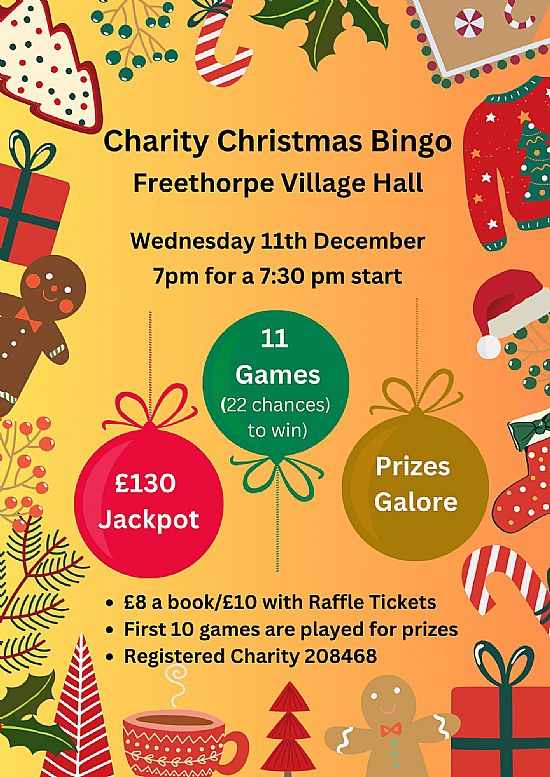 christmas charity bingo